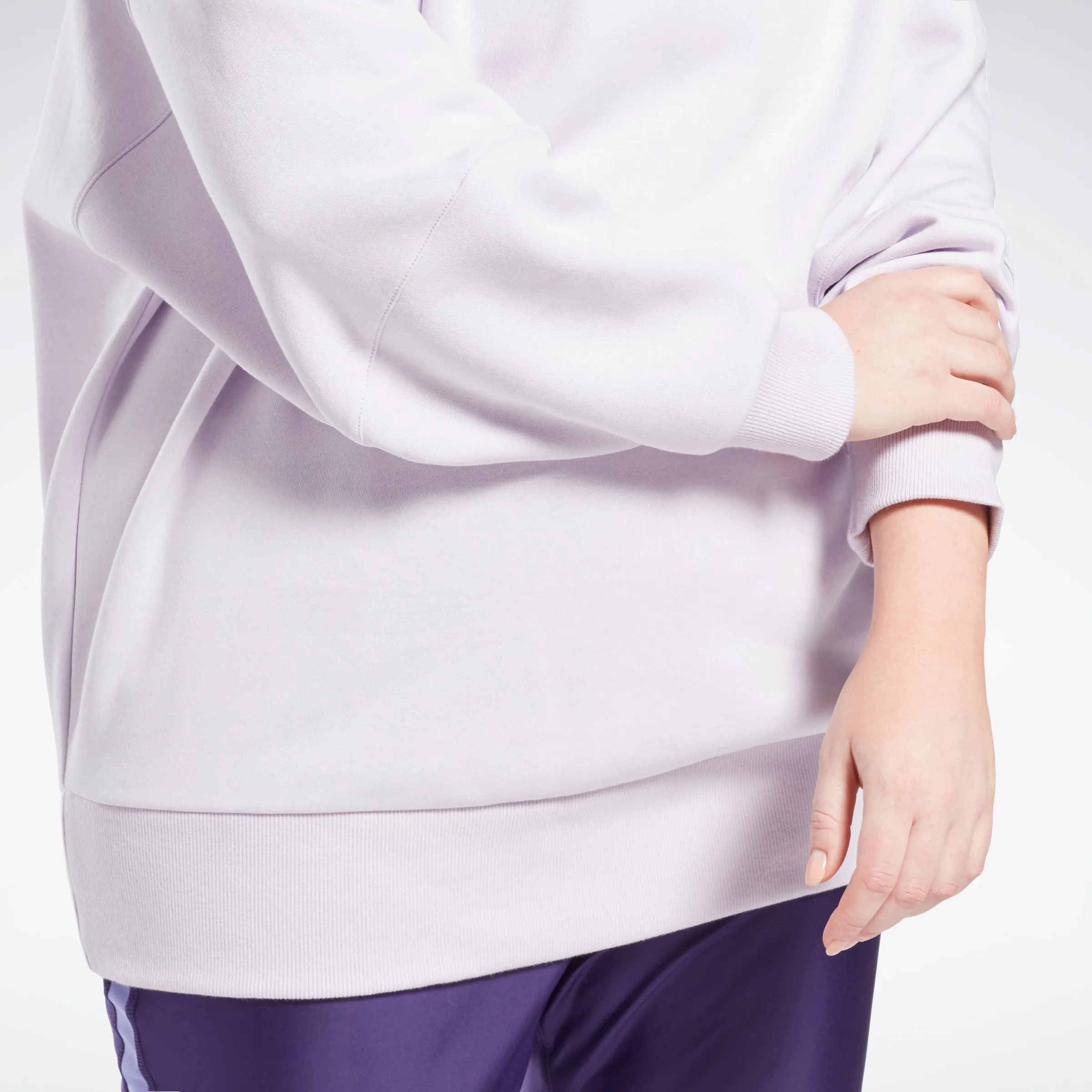 Reebok Apparel Women Retro Oversize Hoodie (Plus Size) Lumlil