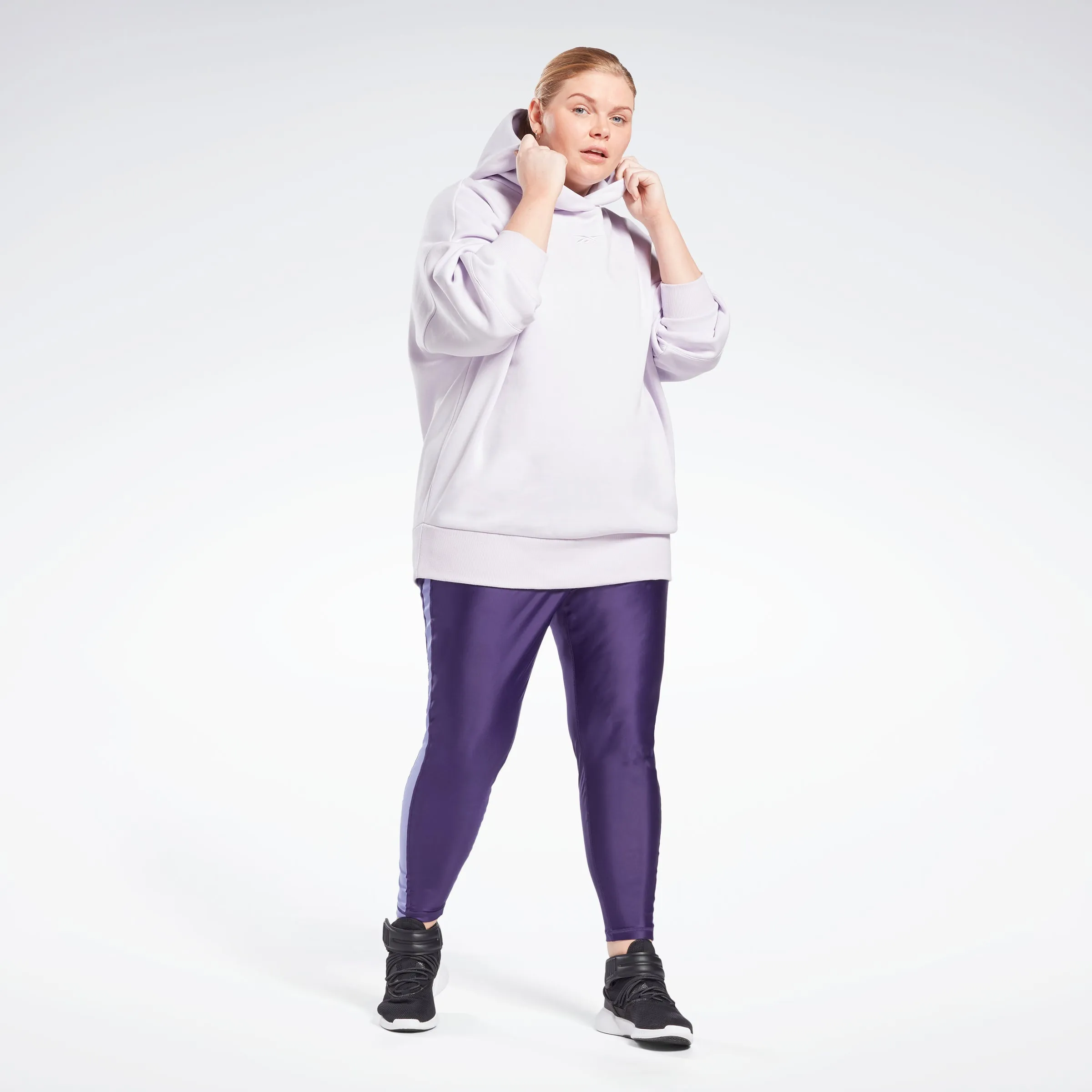 Reebok Apparel Women Retro Oversize Hoodie (Plus Size) Lumlil