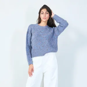 Soft textured knit sweater wholesale