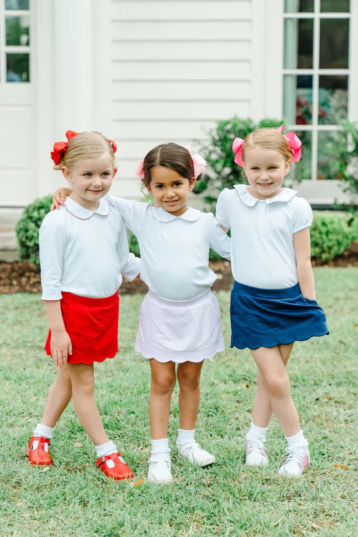 Sophie Scallop Skirt - Navy