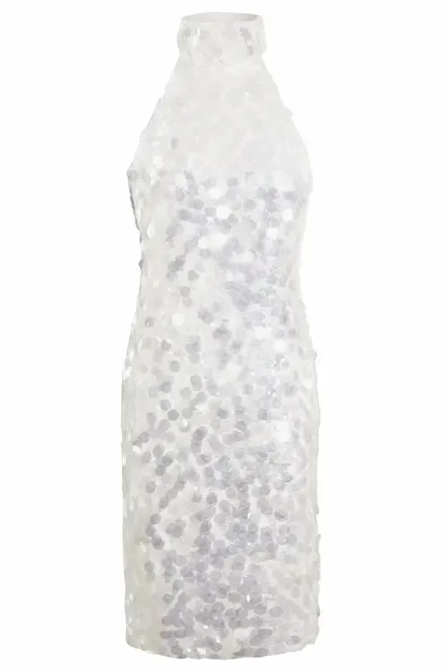 Sparkling Backless Sequin Party Dress