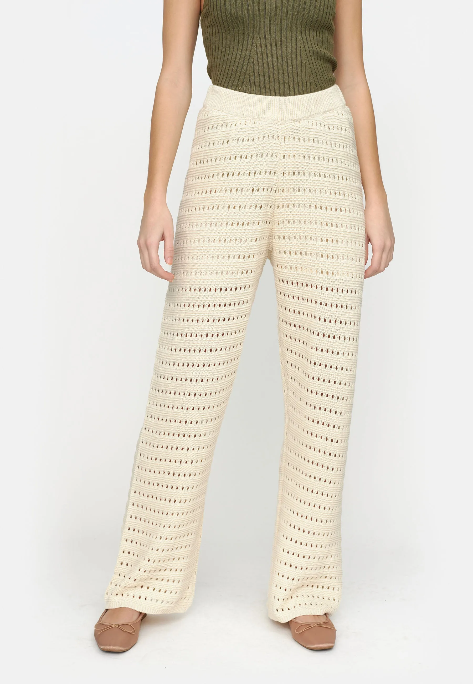 SRHennie Knit Pant - Whitecap Gray