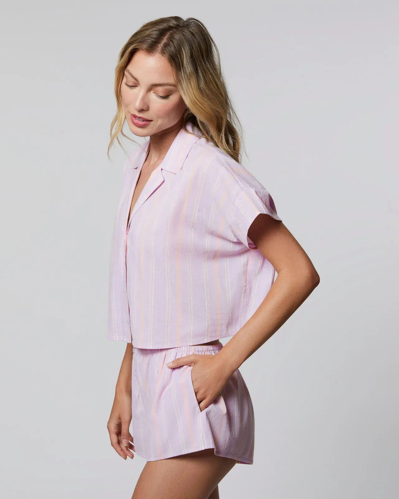 Sunburst Striped Sleep Short