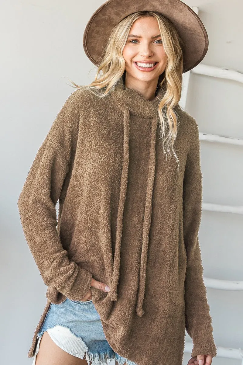 Super Soft Cowl Neck Sweater Top