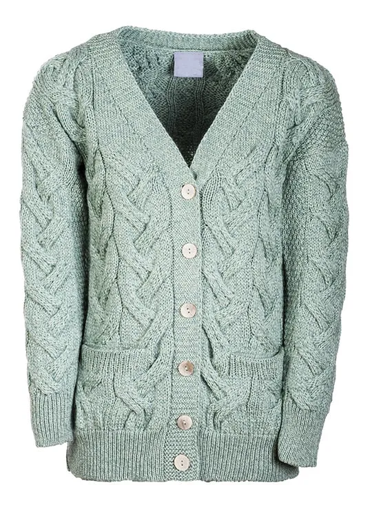 Super Soft Merino Wool Chunky Cable Knit Cardigan