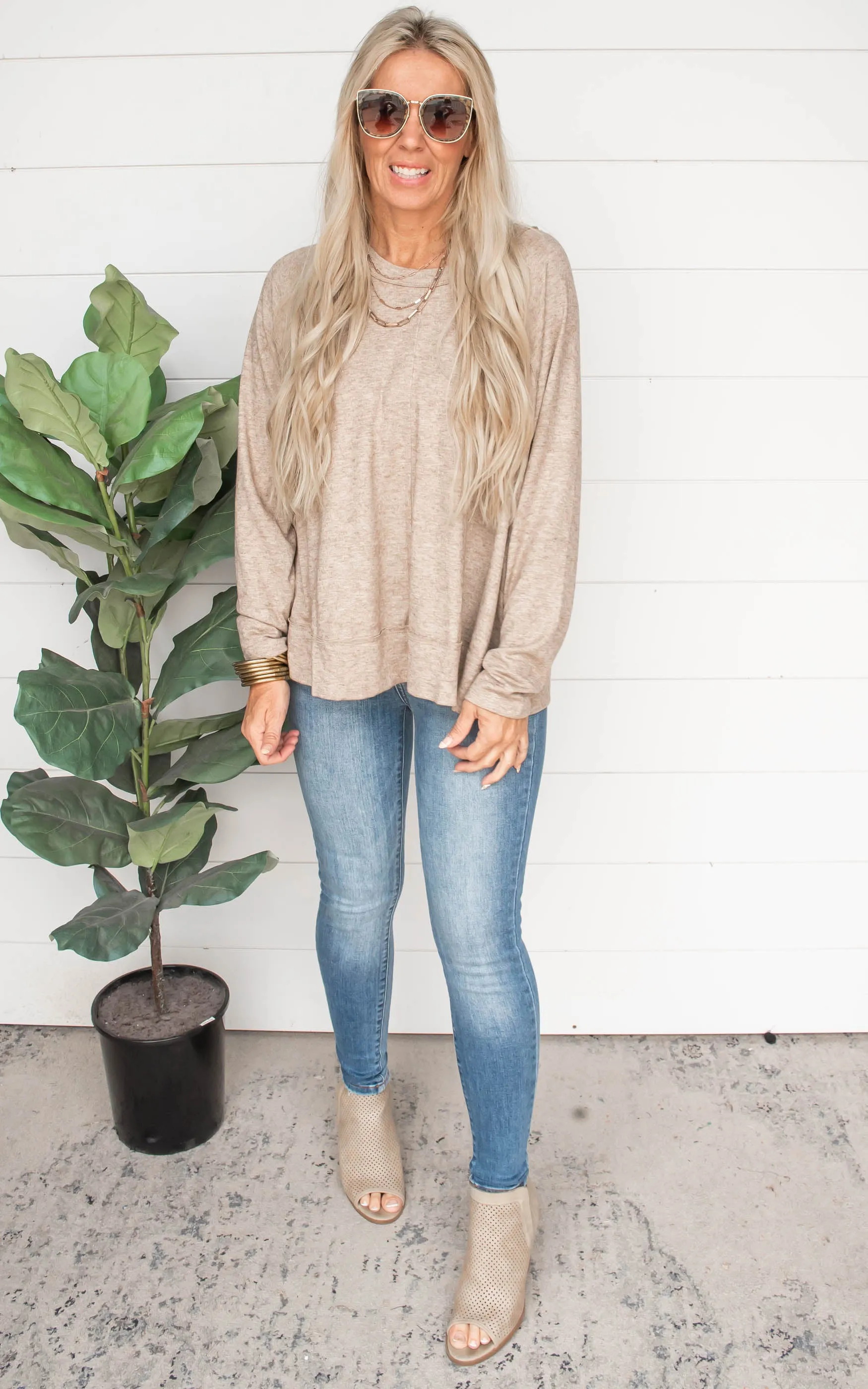 Super Soft Oatmeal Sweater