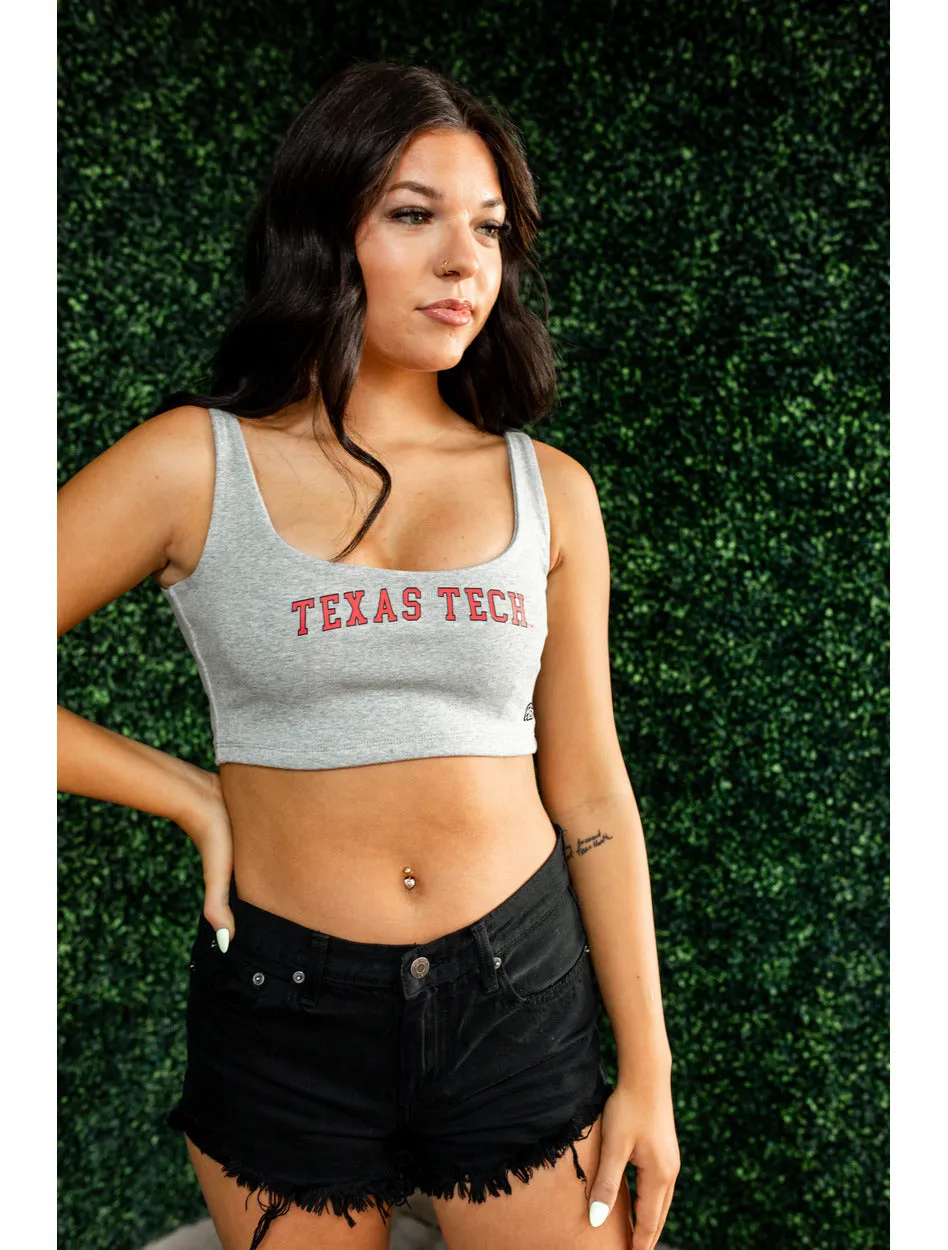 Texas Tech Hype & Vice "Scoop Neck" Crop Top