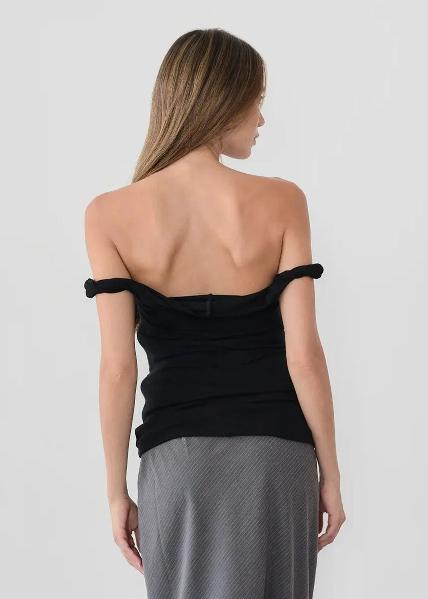 The Alix Top - Black