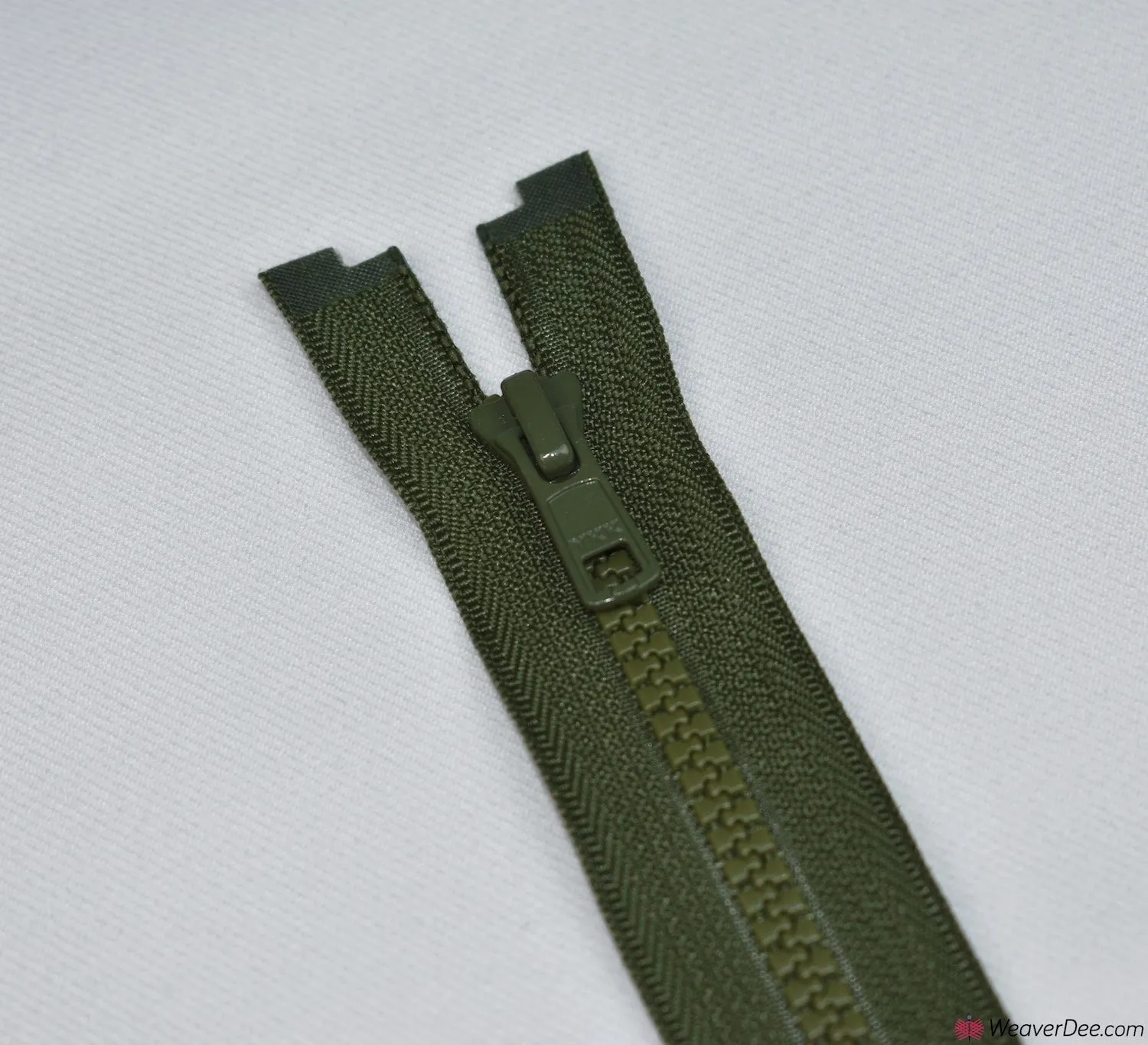 Vislon Open Ended Zip [566 Khaki - 5mm Tooth Width]