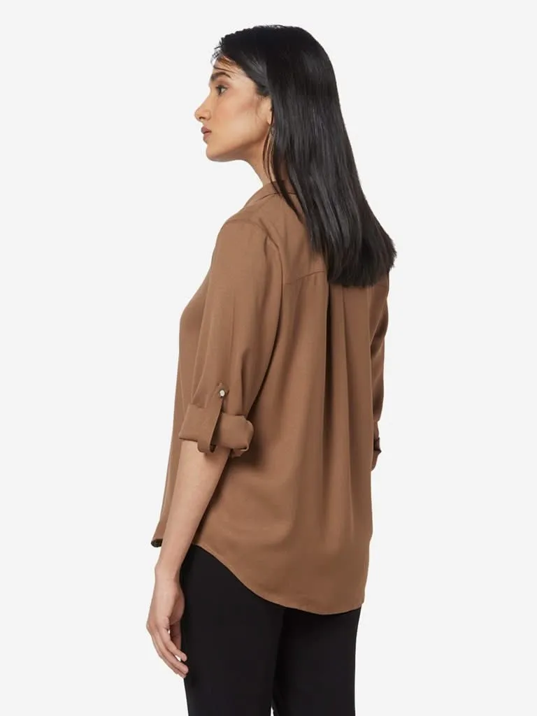 Wardrobe Dark Beige Rianna Shirt