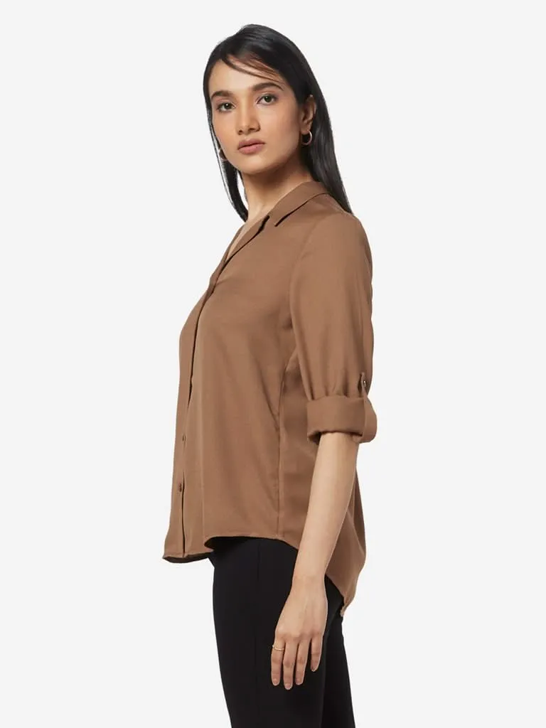 Wardrobe Dark Beige Rianna Shirt