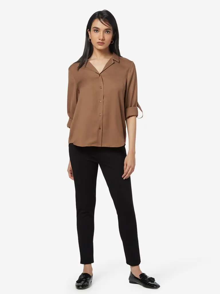 Wardrobe Dark Beige Rianna Shirt