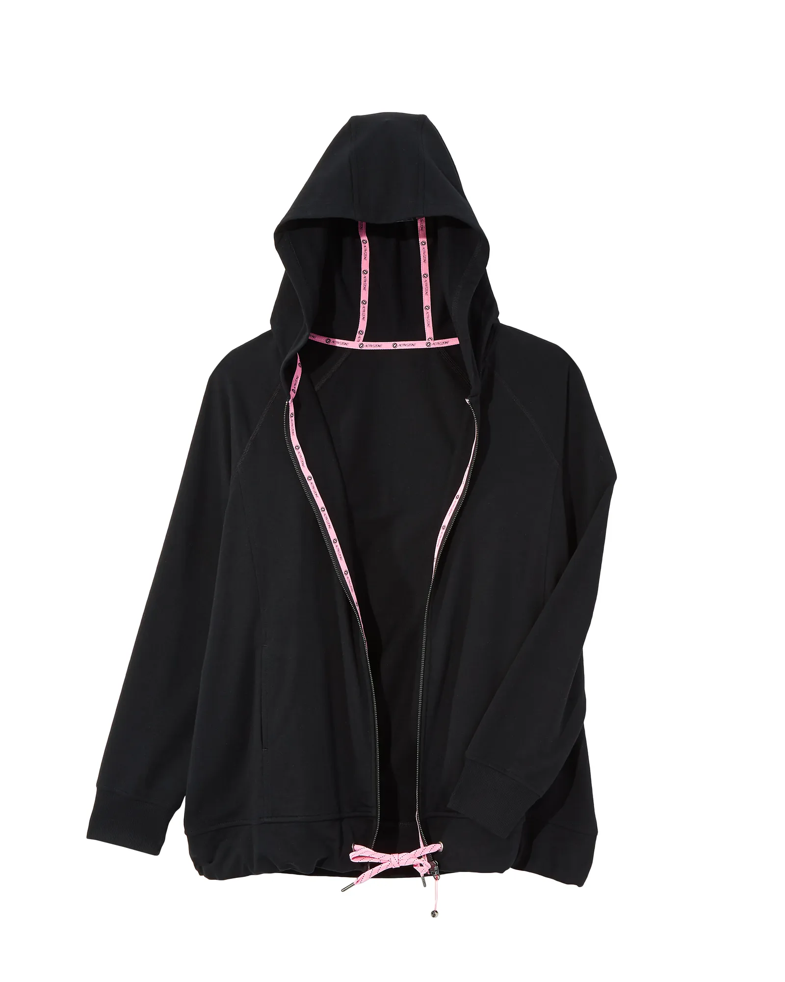 Windom Hooded Athleisure Jacket | Black