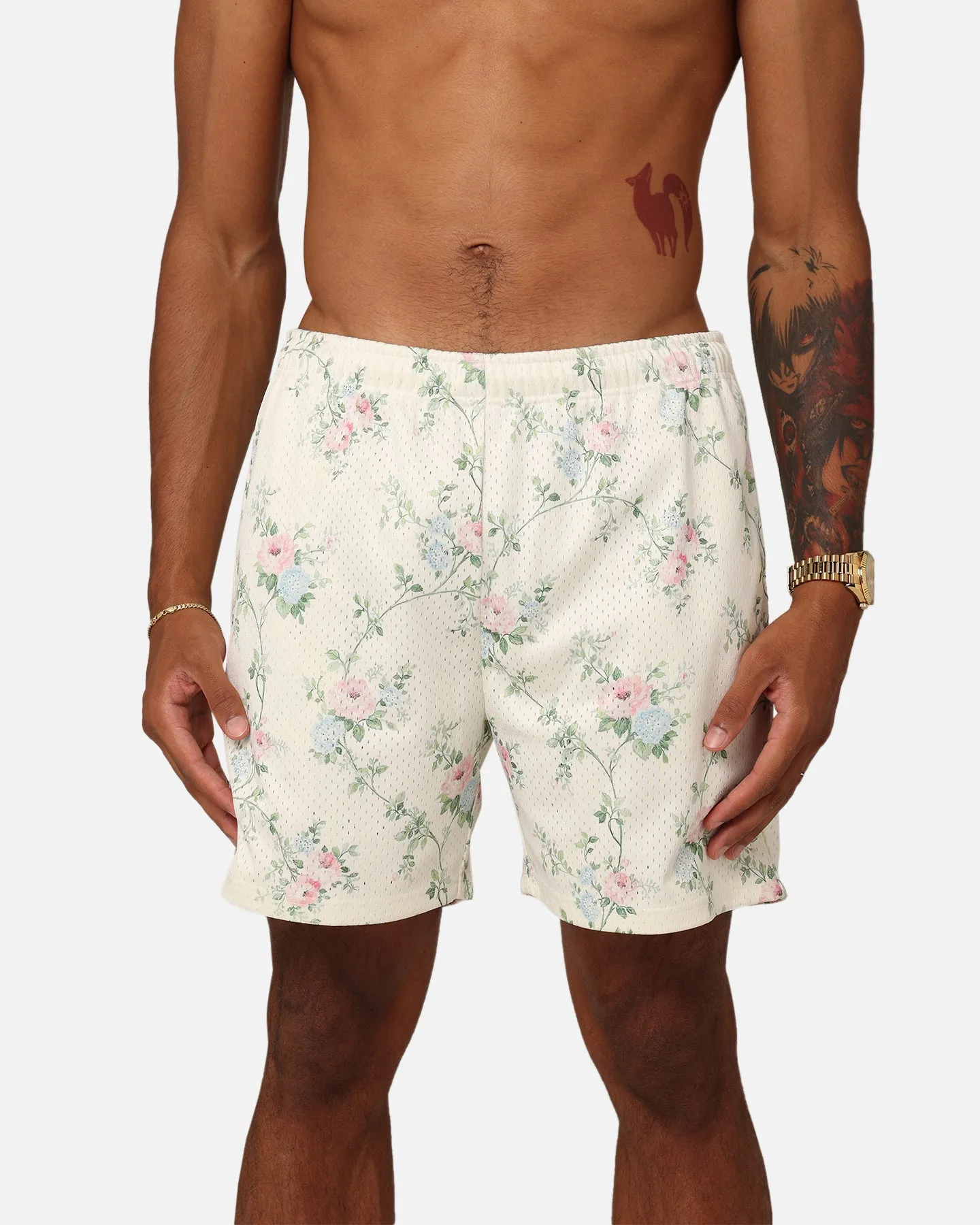 XXIII Anthony Mesh Shorts Cream/Blue/Pink