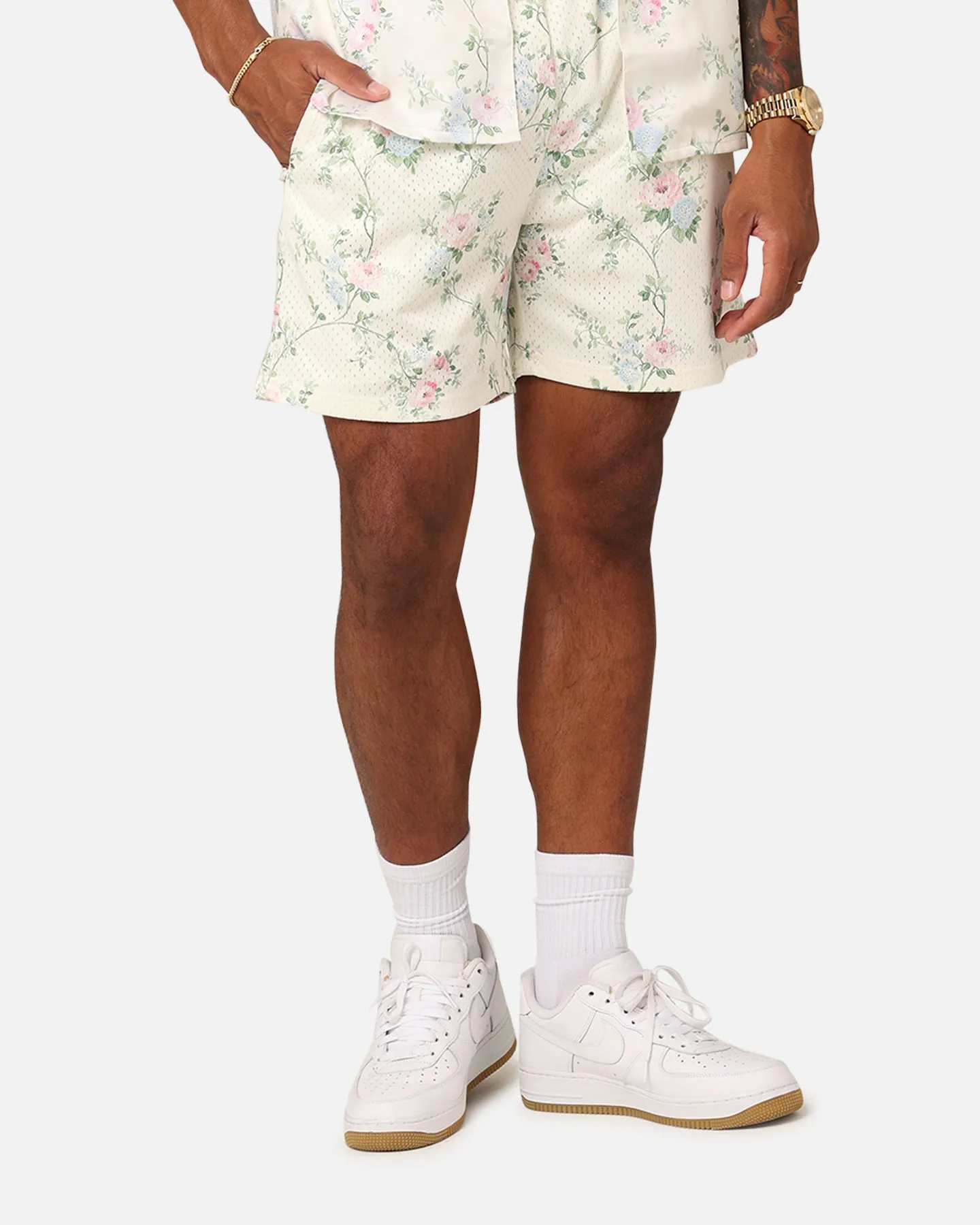 XXIII Anthony Mesh Shorts Cream/Blue/Pink